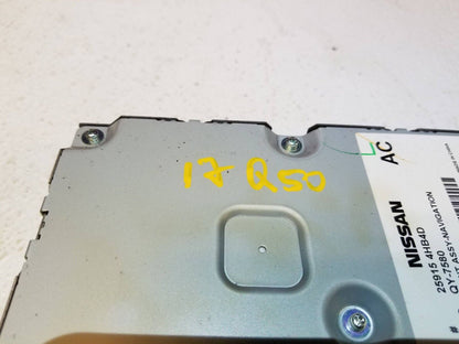16 17 18 19 Infiniti Q50 Navigation Control Module 259154hb4d OEM