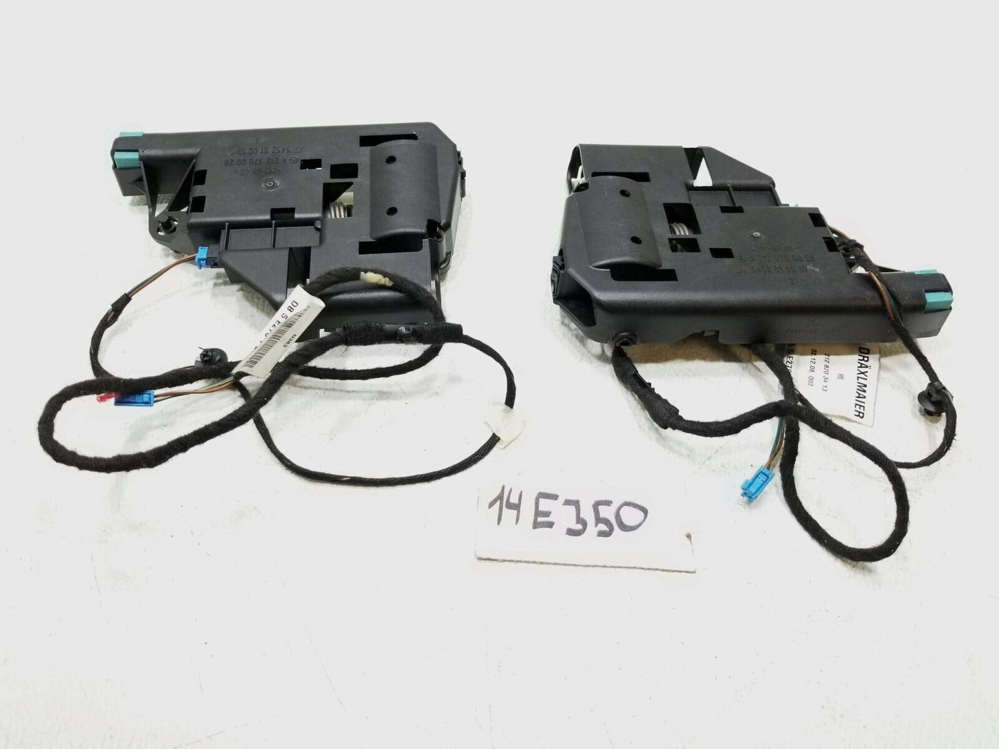 2011 - 2015 Mercedes E350 W212 Rear Seat Headrest Adjuster Motor Pair OEM