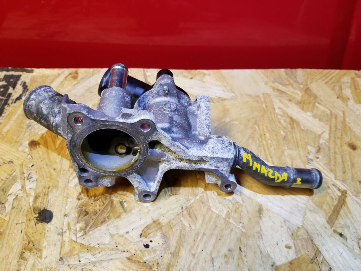 2014 2015 2016 Mazda 3 2.0l Water Outlet W/ Thermostat OEM 16k Miles