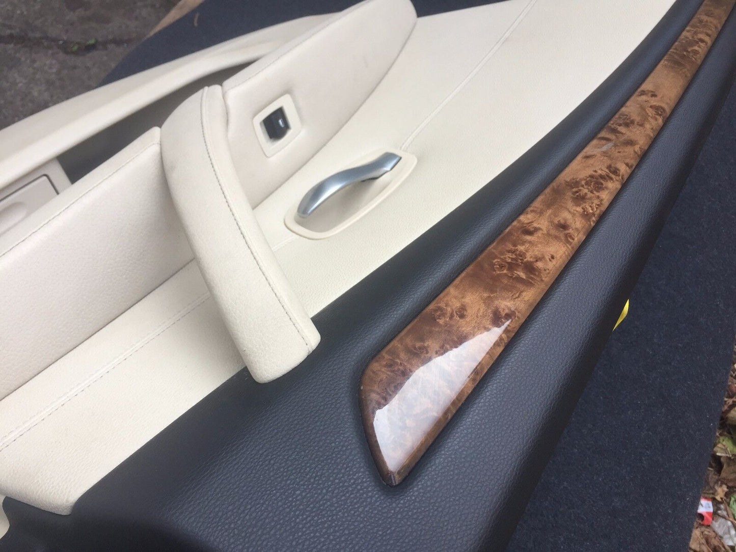 07 08 09 10 BMW 528ix E60 Rear Left Door Trim Panel Driver Side OEM
