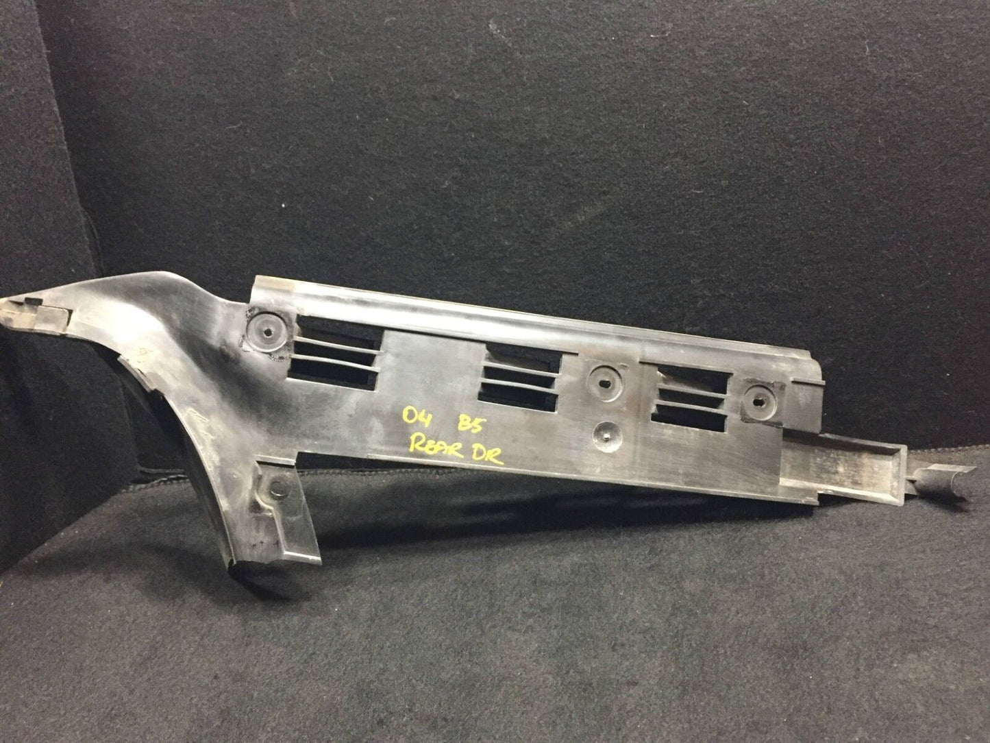 2002 2003 2004 VW Passat Sedan Rear Left Bumper Mount / Guide Bracket OEM D23