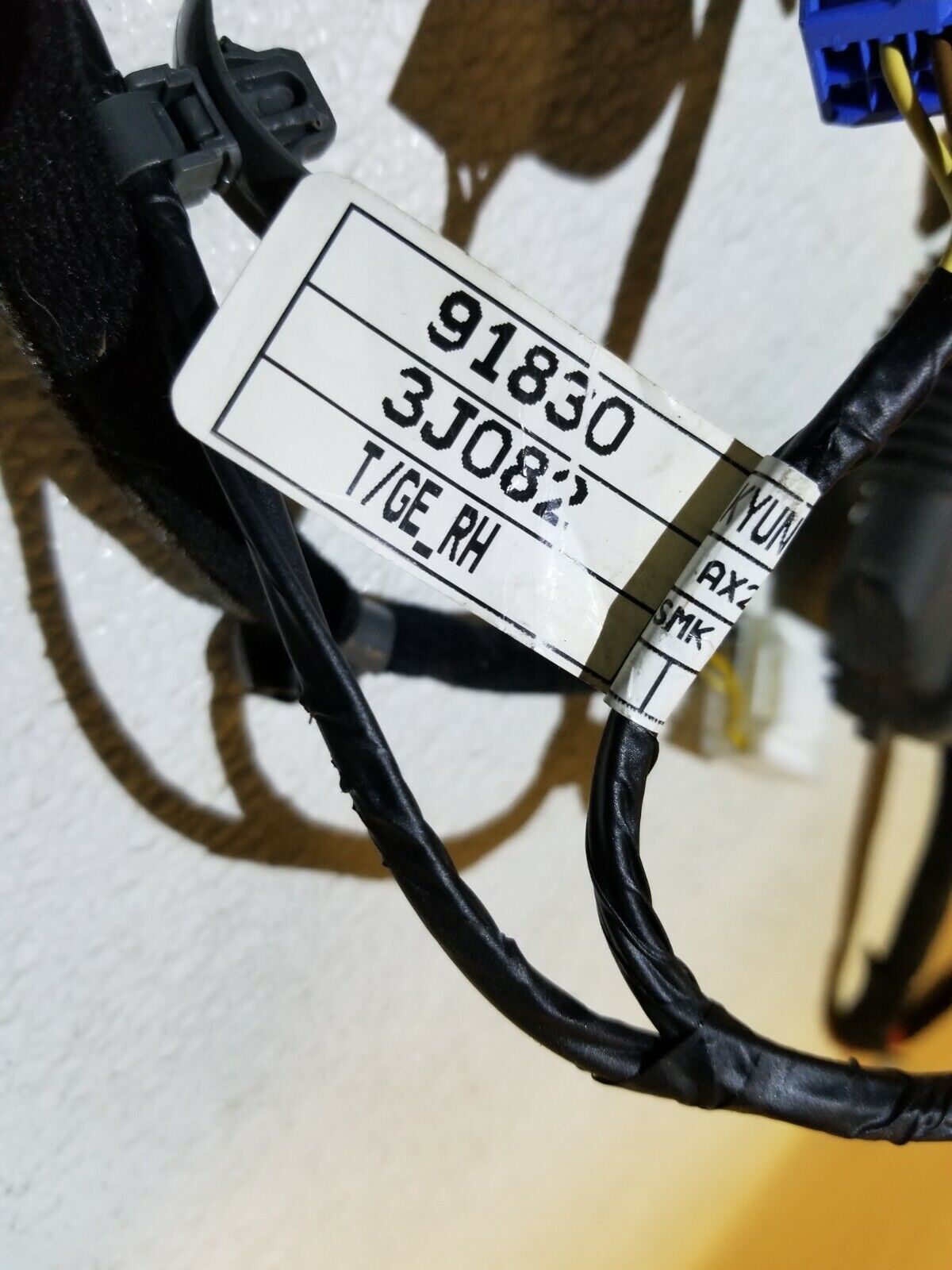 07 08 09 10 11 12 Hyundai Veracruz Trunk Tailgate Wire Harness OEM