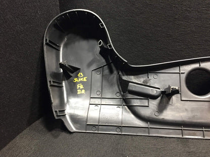 11 12 13 14 Nissan Juke Front Left	seat Cushion Outer Finish Panel OEM D30