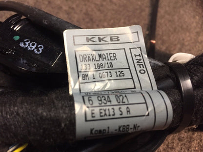 02 03 04 05 BMW 745i E65 Right Passenger Front Door Wire Harness 6934021 OEM