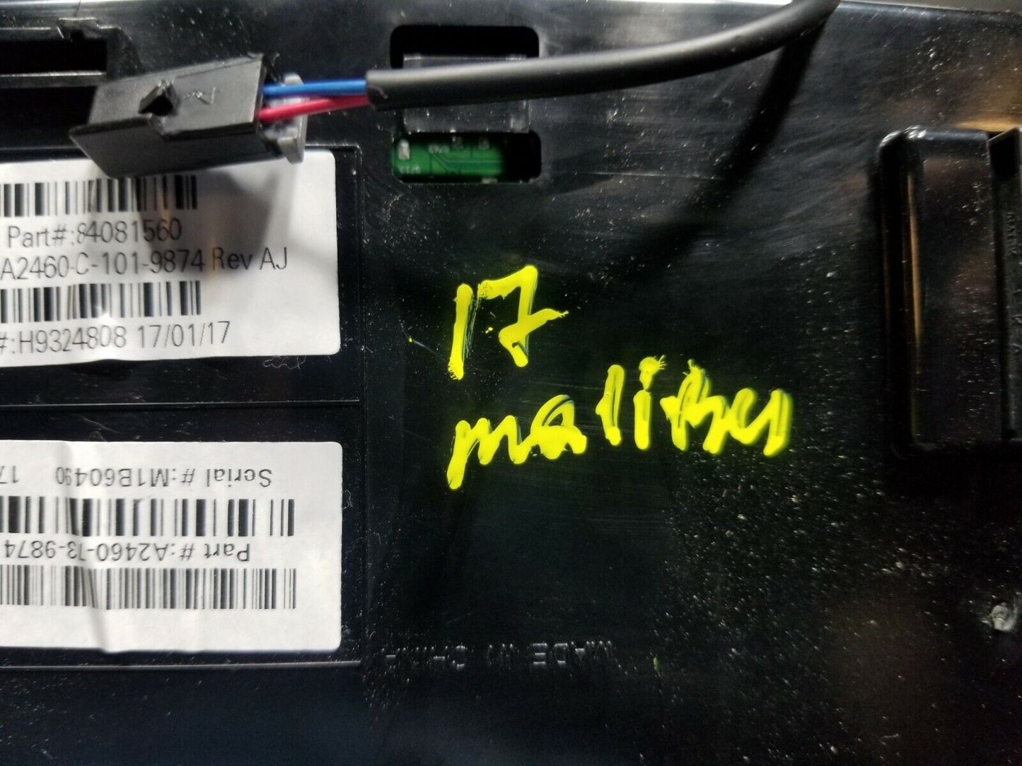 16 17 18 19 Chevrolet Malibu Front Overhead Roof Console Dome Map Light OEM 3k