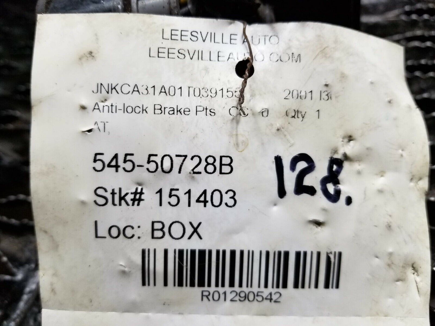 01 2001 Infiniti I30 ABS Anti Lock Brake W/ Module Pump OEM #128