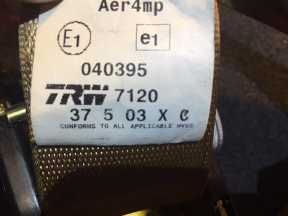 02 03 04 05 BMW 745i E65 E66 Rear Right Passenger Side Seat Belt Retractor OEM