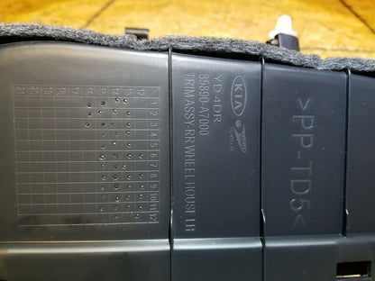 14 15 16 Kia Forte Rear Left Driver Side Scuff Plate Trim OEM 27k