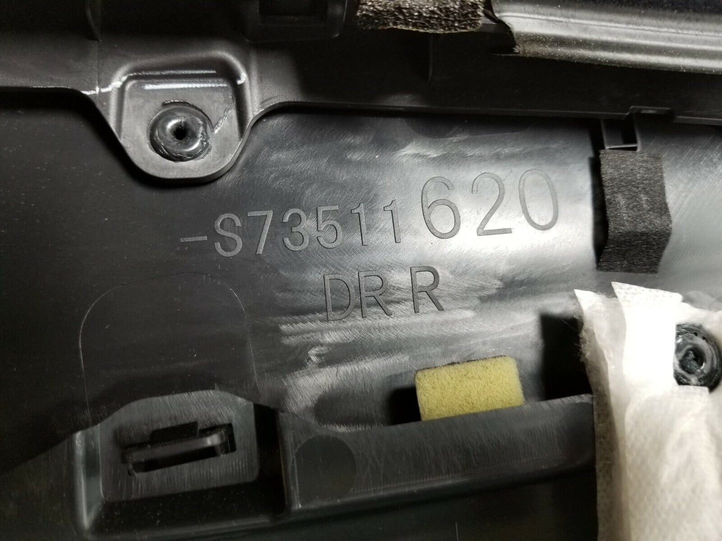 17 18 19 Subaru Impreza Sport Rear Right Pass Door Trim Panel OEM 64k Miles