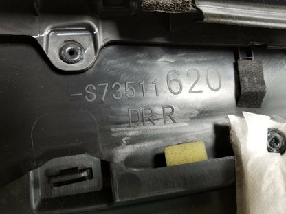 17 18 19 Subaru Impreza Sport Rear Right Pass Door Trim Panel OEM 64k Miles