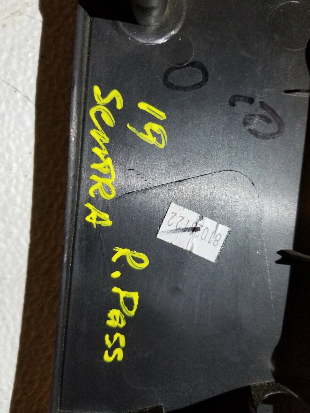 16 17 18 19 Nissan Sentra Rear Right Wheel House Lock C Pillar Trim Panel OEM