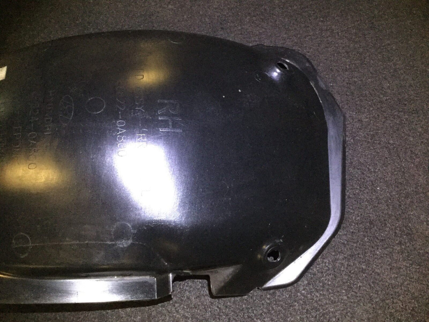 06-10 Hyundai Sonata Rear Passenger Side Splash Shield Fender Liner OEM D12