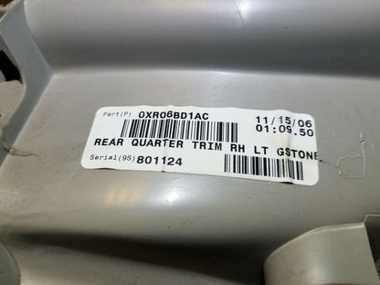 07 08 09 10 Chrysler Sebring C Pillar Lower Quarter Trim Right Pass Side OEM