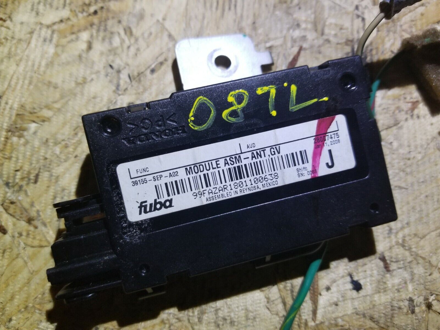 04 05 06 07 08 Acura Tl-s Antenna Module 39155-sep OEM