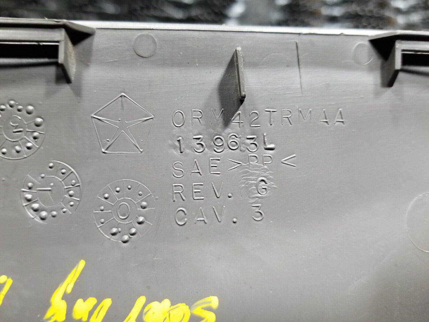 04 05 06 Chrysler Sebring Convertible Dash Kick Panel Left Driver Side OEM