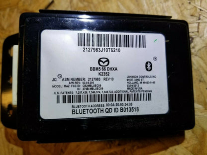 10 11 12 13 Mazda 3 Bluetooth Control Module Computer Bbm5 66 Dhxa OEM