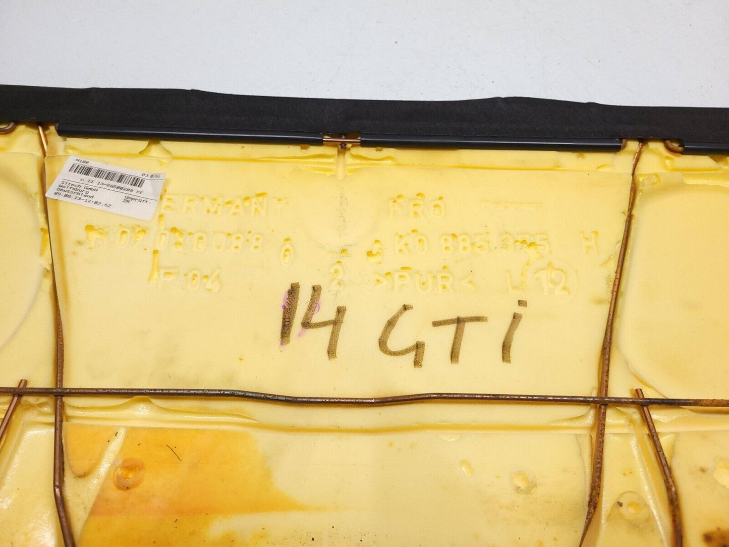 10 11 12 13 14 VW Golf GTI Rear Seat Lower Cushion OEM