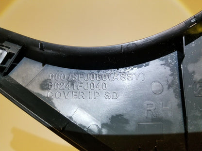 13 14 15 Subaru Xv Crosstrek Dash End Cap Cover Trim Right Pass Side OEM 86k