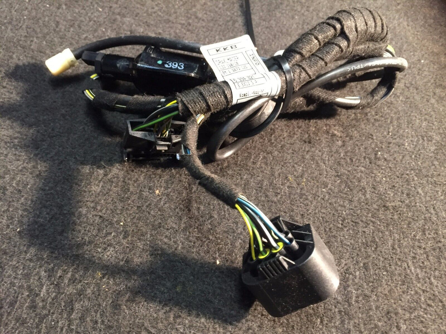 02 03 04 05 BMW 745i E65 Right Passenger Front Door Wire Harness 6934021 OEM