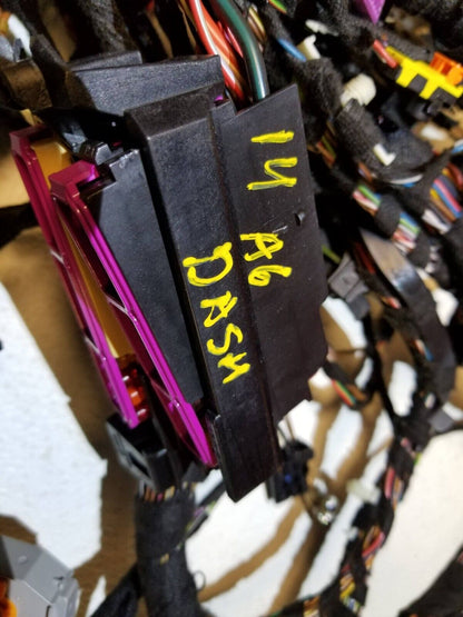 12 13 14 15 Audi A6 3.0t At Dashboard Dash Wire Wiring Harness OEM