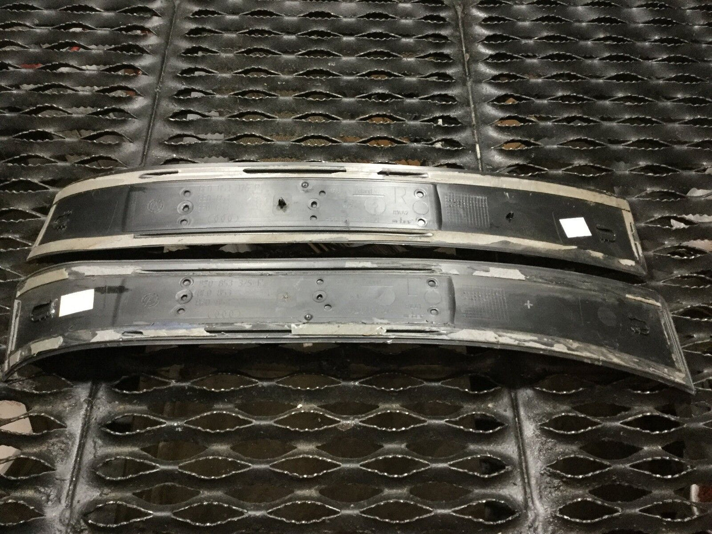 05 06 07 08 Audi A4 Rear Door Sill Trim Left & Right Pair OEM