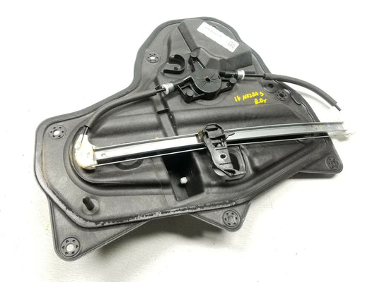 14 15 16 Mazda 3 Sdn Rear Left Driver Door Window Regulator Panel OEM 41k Miles