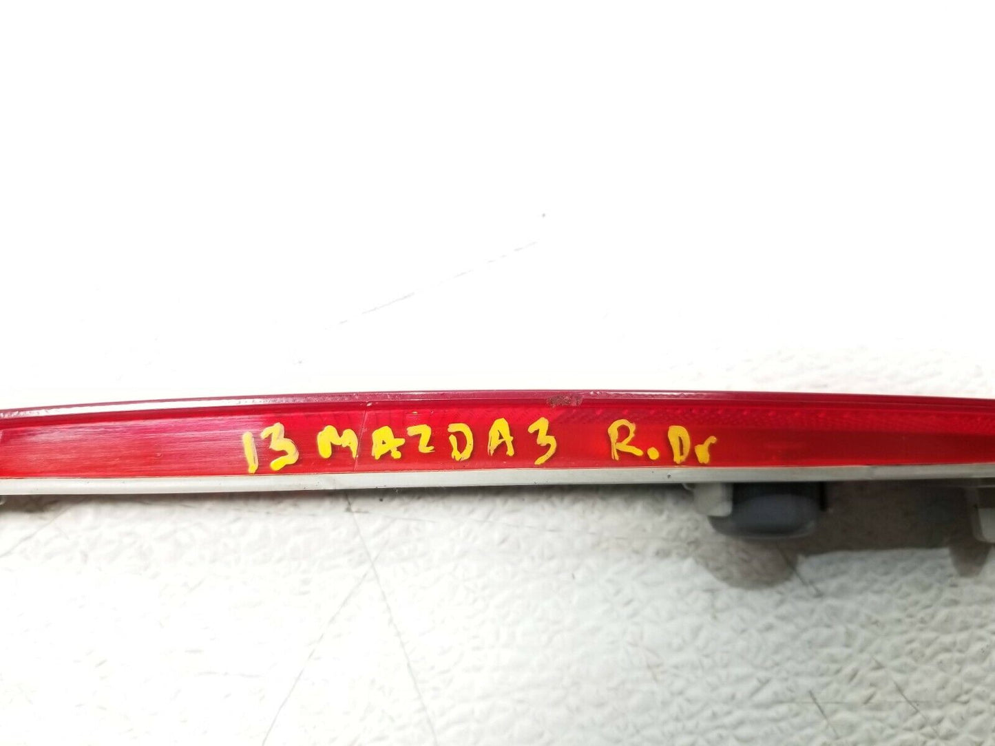 09 10 11 12 13 Mazda 3 Rear Bumper Reflector Pair OEM