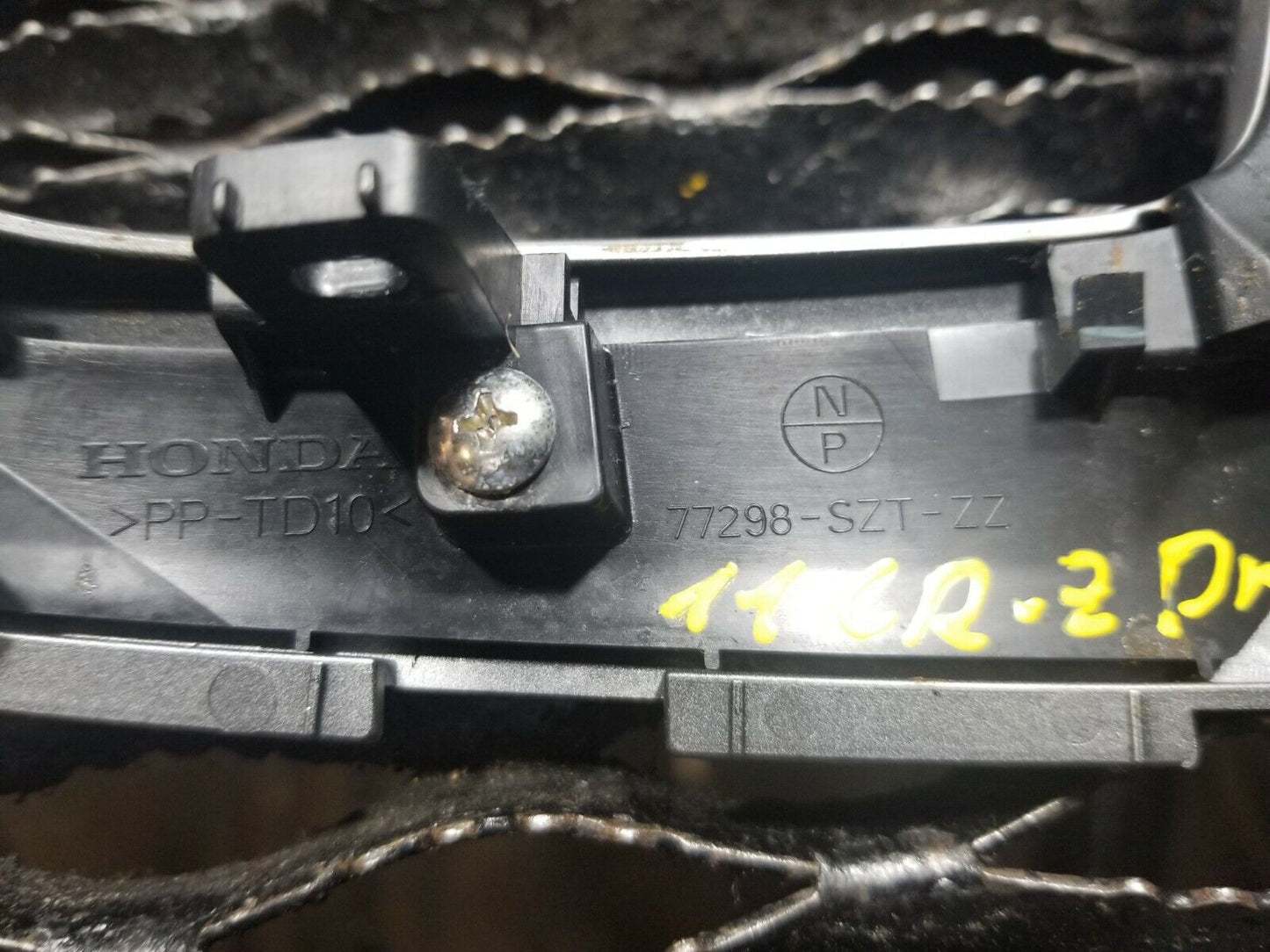 11 12 13 Honda Cr-z Center Console Support Left Driver Bracket Trim Bezel OEM