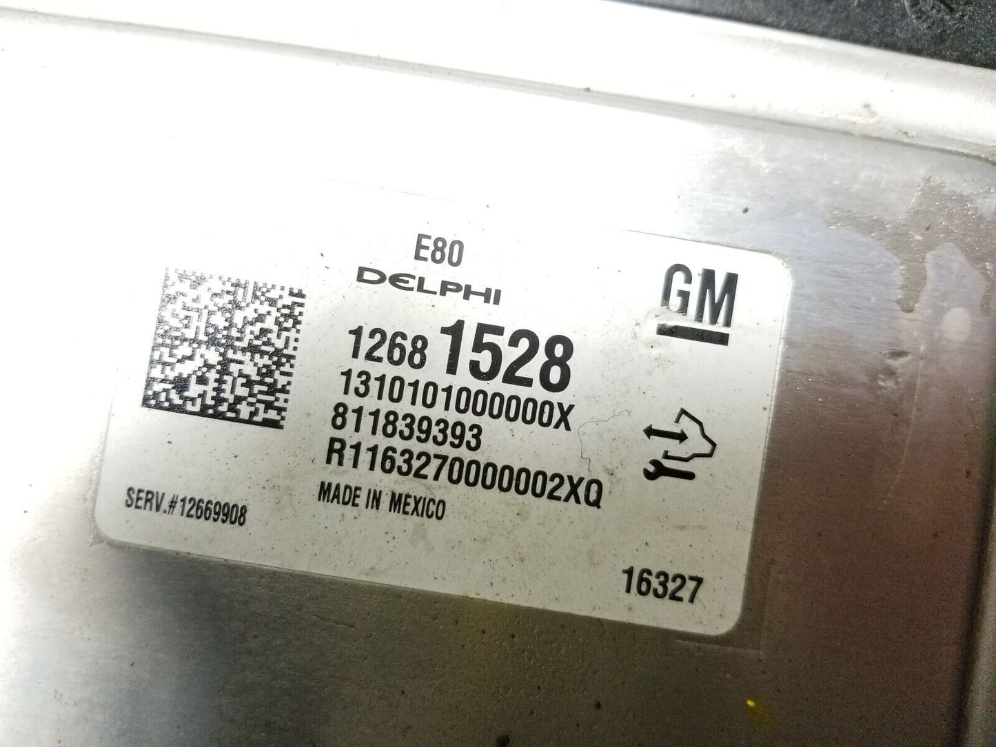 2017 2018 Cadillac Ats Ecu Ecm Engine Control Module Computer 12681528 2.0l OEM
