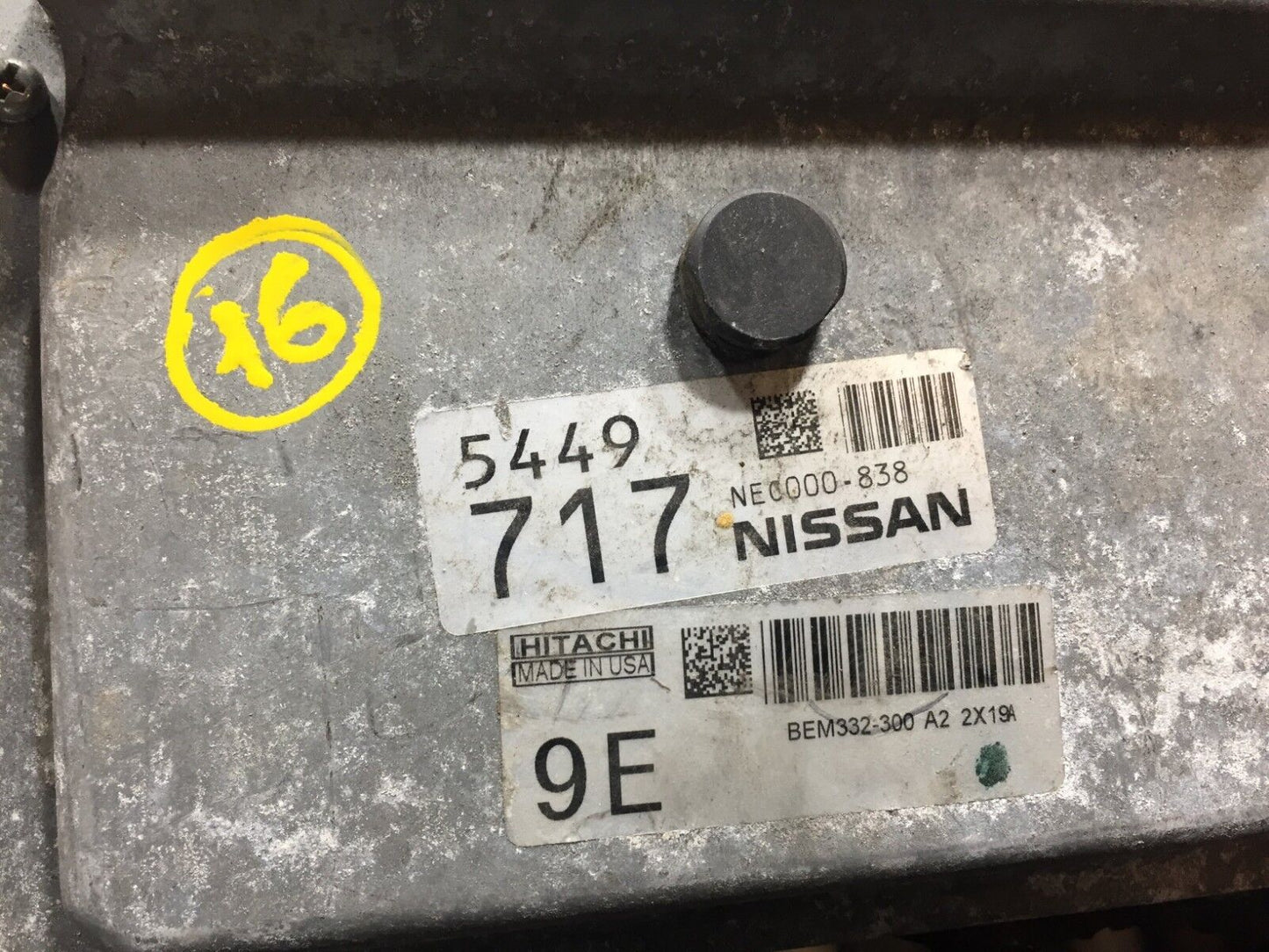2013 Nissan Versa 1.4l Brain Engine Control Module Nec000-838 OEM 30k
