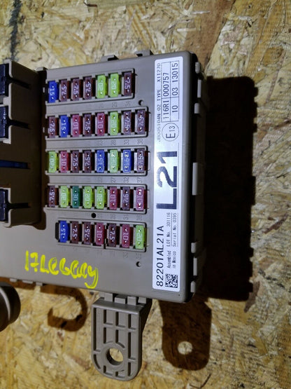 15 16 17 Subaru Legacy Interior Fuse Box 82201al21a OEM 10k
