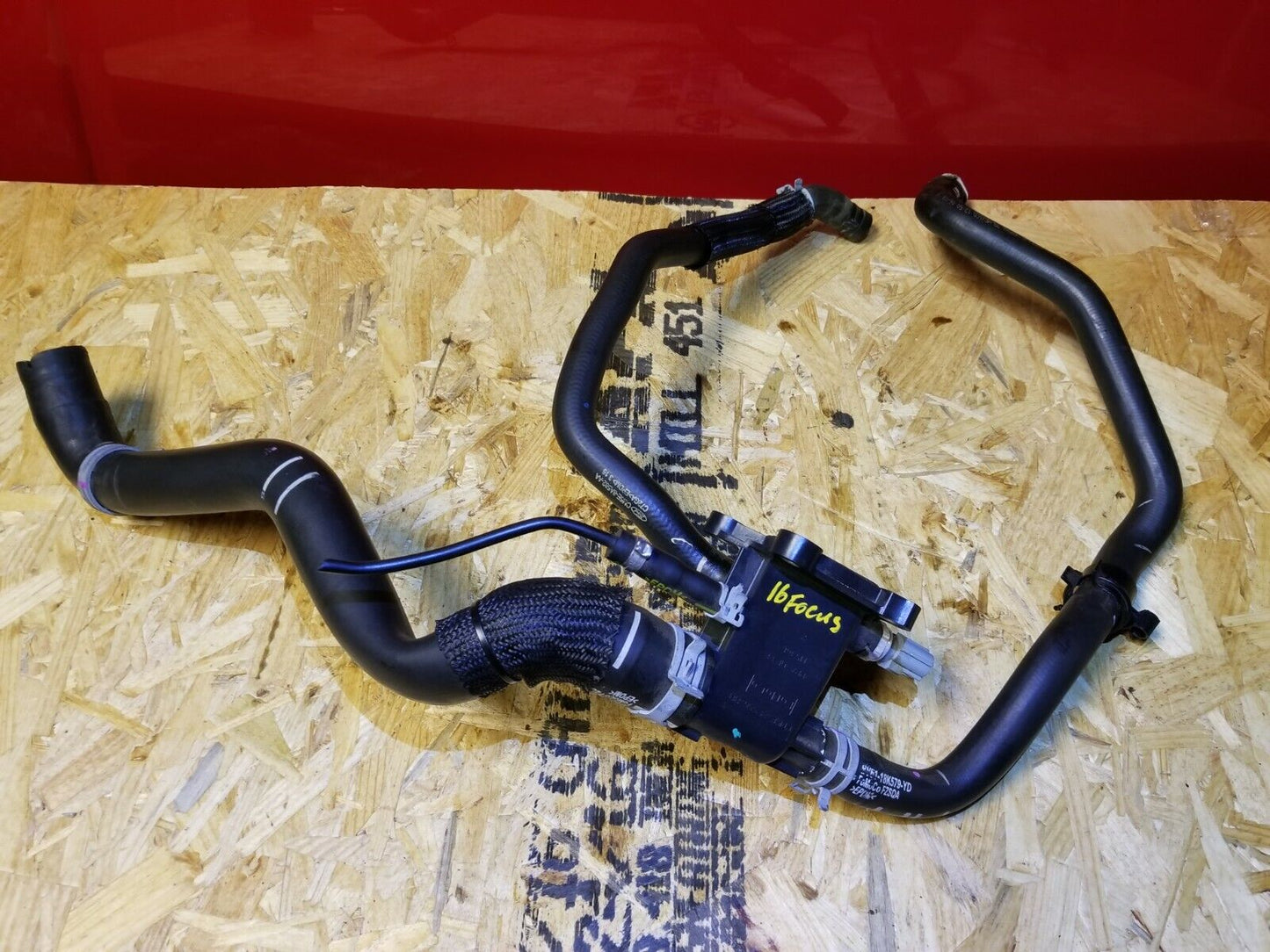 15 16 17 18 Ford Focus 2.0l Water Outlet W/ Hoses OEM 14k Miles
