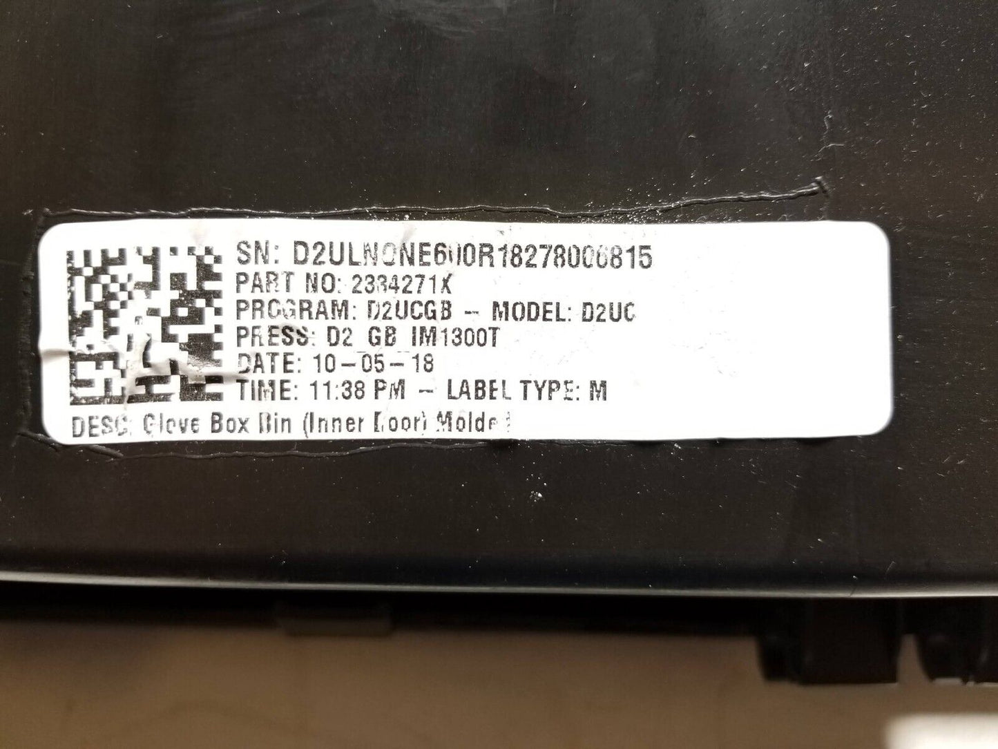 18 19 20 21 Chevrolet Equinox Glove Box OEM