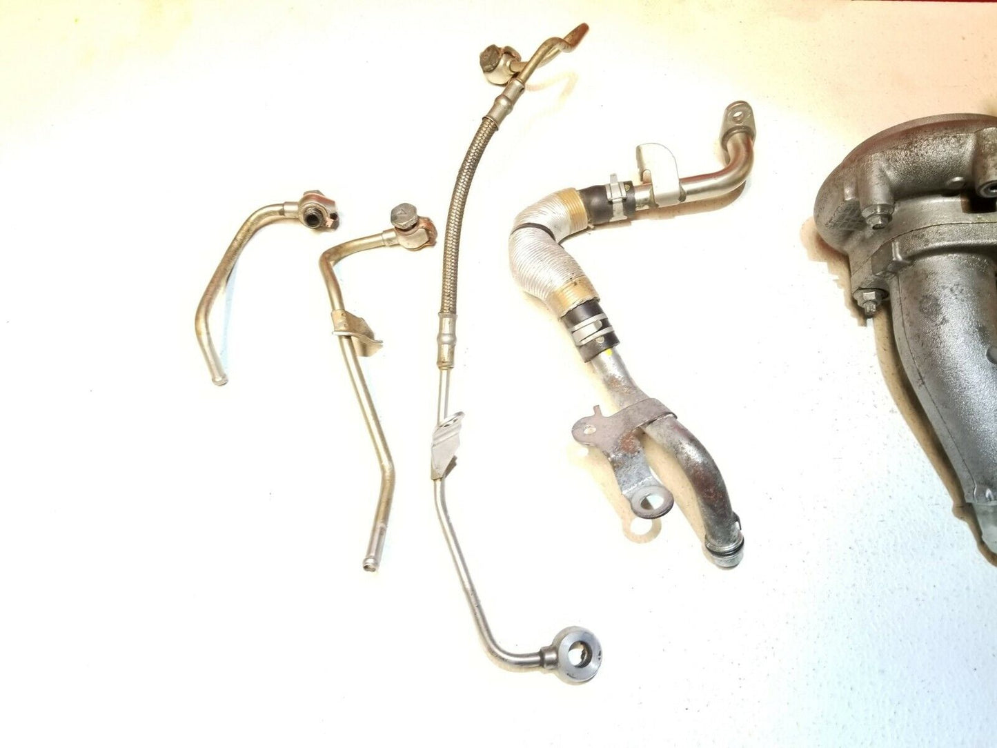 11 12 13 14 Nissan Juke Turbocharger Wastegate Cold Part Oil & Coolant Pipe  OEM