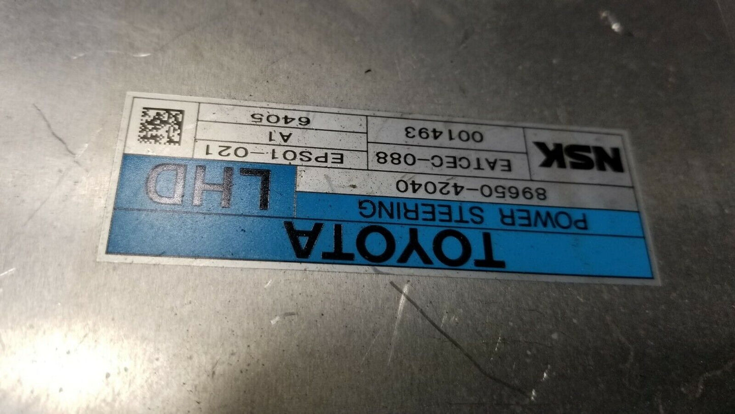 06 07 08 Toyota Rav4 89650-42040 Power Steering Control Module OEM N16