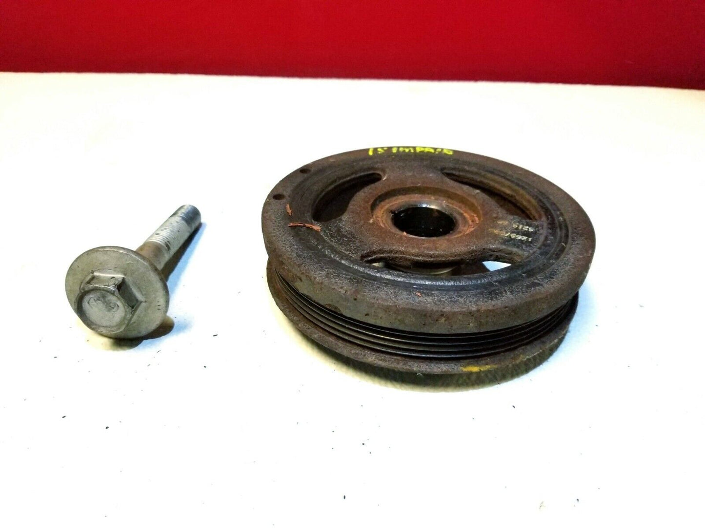 15 16 17 18 Chevy Impala 2.5l Crankshaft Pulley Harmonic Balancer OEM