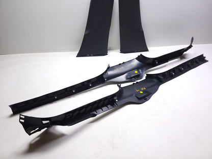 12-19 Volkswagen Passat Left & Right B Pillar Trim Cover & Scuff Plate 4pcs OEM