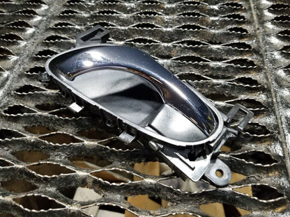 16 17 18 Nissan Sentra Front Left Driver Interior Door Handle Chrome OEM 40k