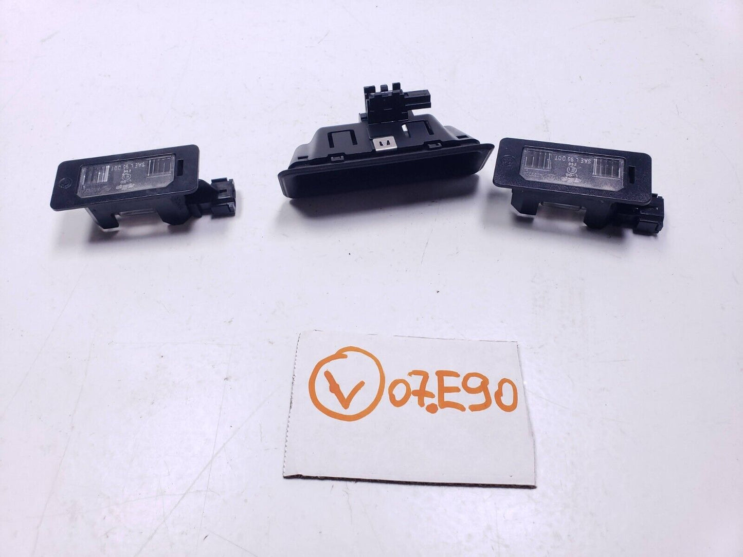 2007 - 2011 BMW E90 328i Trunk Lid Release Push Button & License Light Set OEM