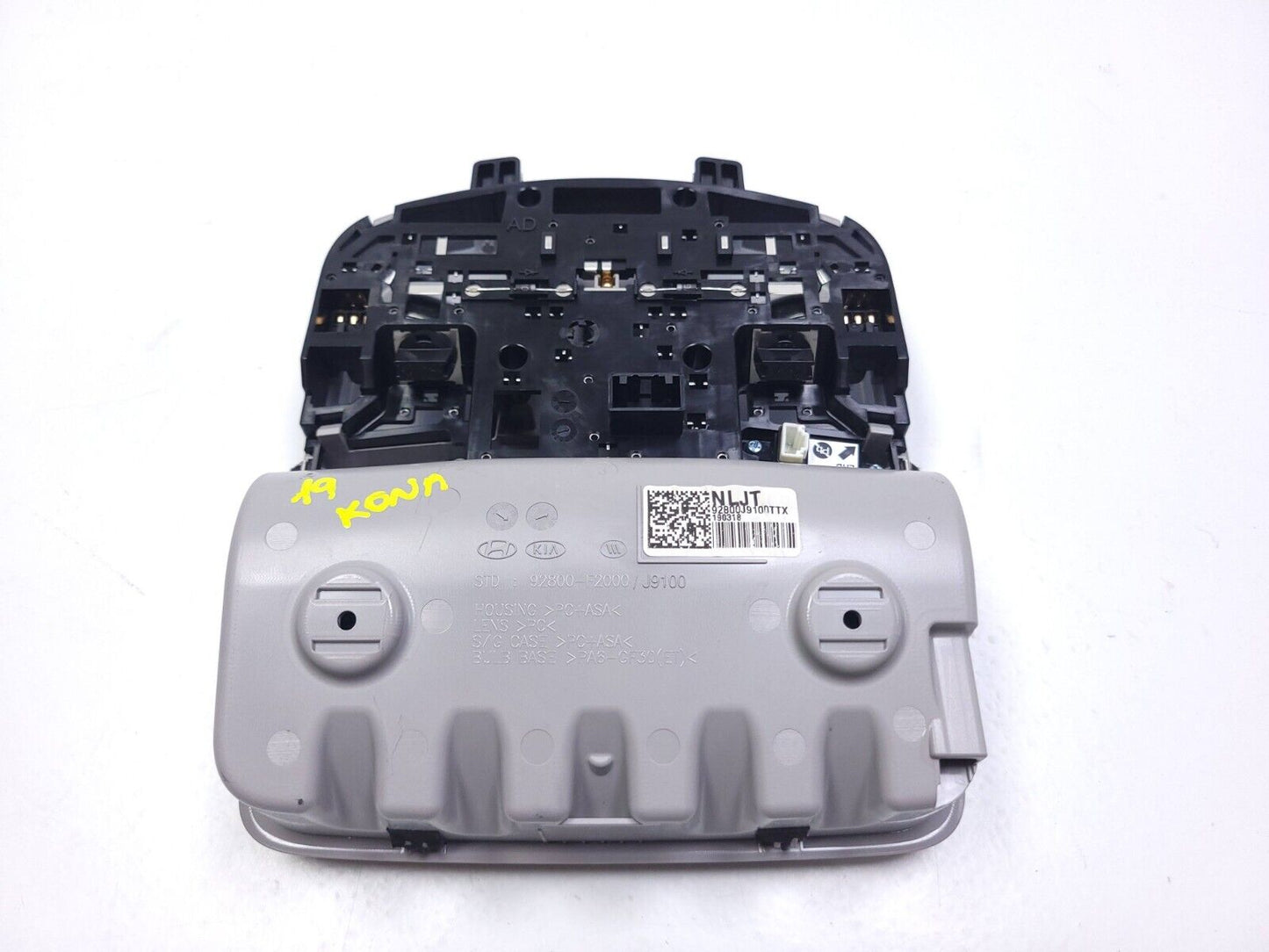 18-21 Hyundai Kona Overhead Console Dome Map Light 92800-f2000 OEM