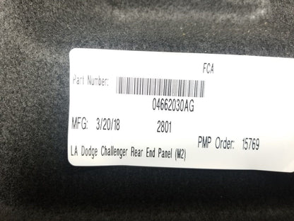 15 16 17 18 Dodge Challenger Rear Trunk Liner End Trim Cover 3pcs OEM 36k