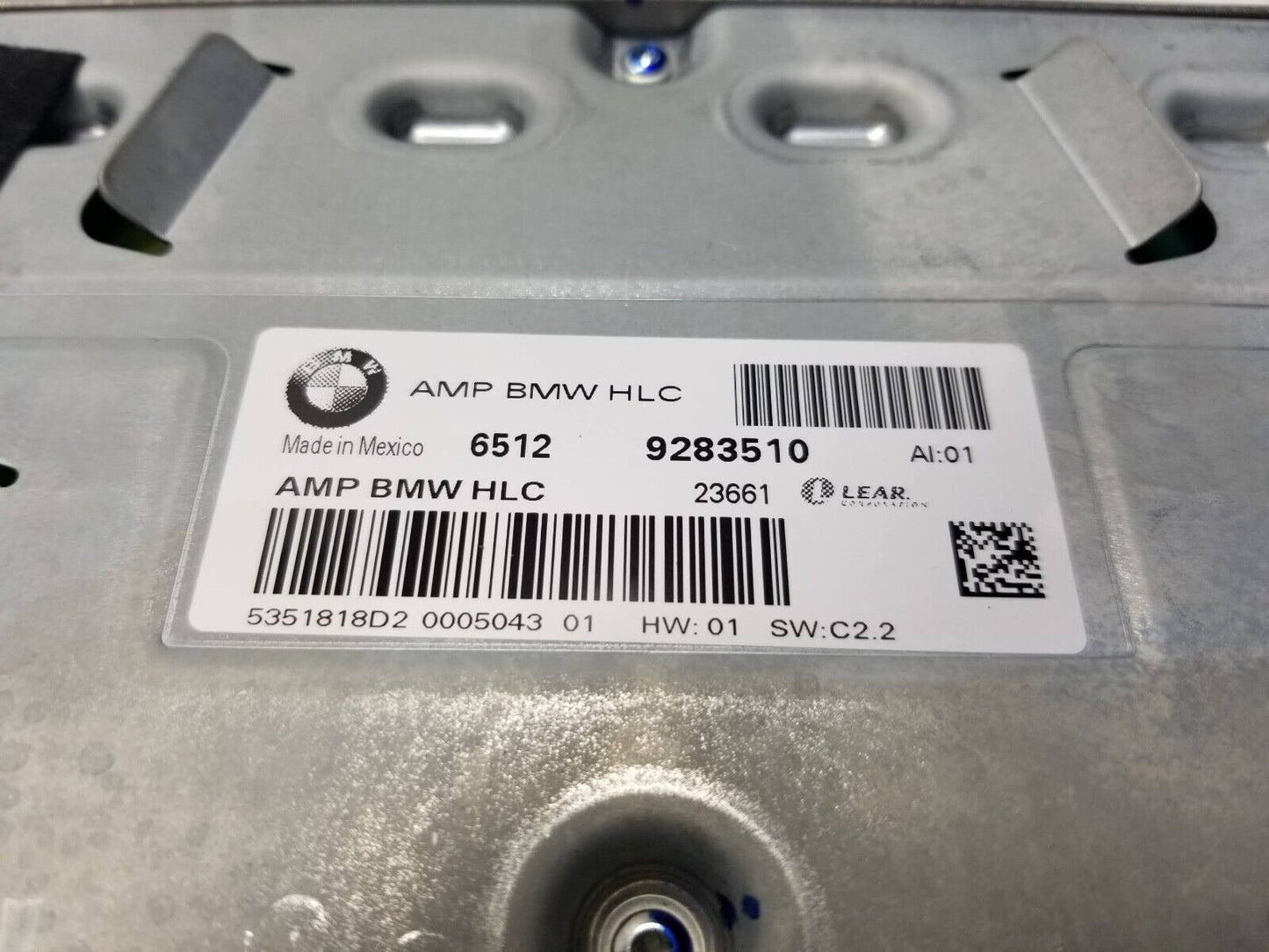 07 08 09 10 11 12 13 BMW X6 Amp Amplifier 6512 9283510 OEM