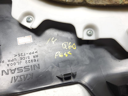 2014 2015 Infiniti Q60 Coupe Rear Quarter Panel Trim Passenger Side Right OEM