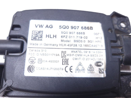 16-19 Volkswagen Passat Rear Blind Spot Radar Sensor Monitor Passenger Side OEM