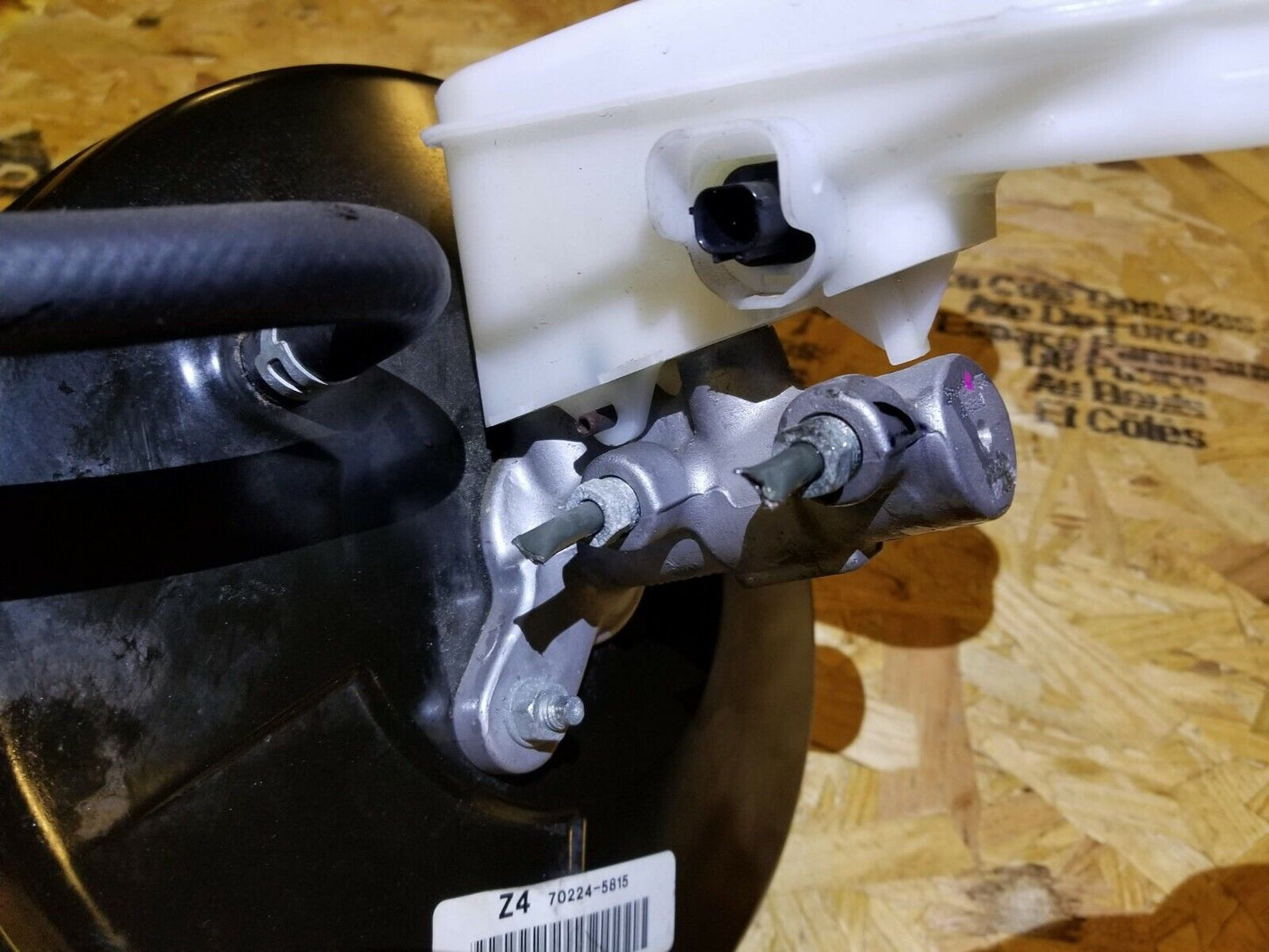 15 16 17 Acura TLX 2.4l Power Brake Booster W/ Master Cylinder & Reservoir OEM