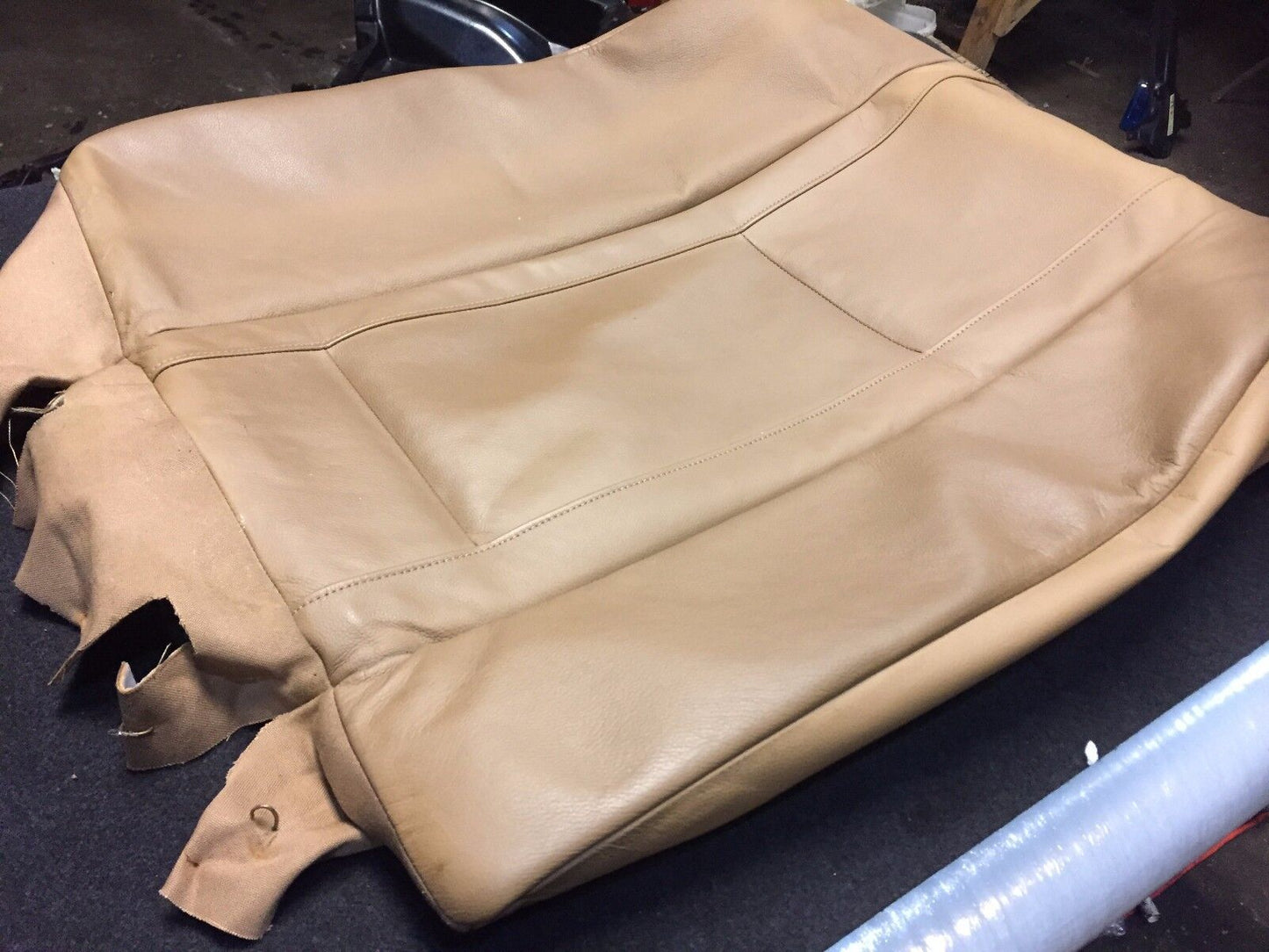 02 03 04 05 BMW 745i E65 Rear Right Passenger Side Back Upper Leather Seat OEM