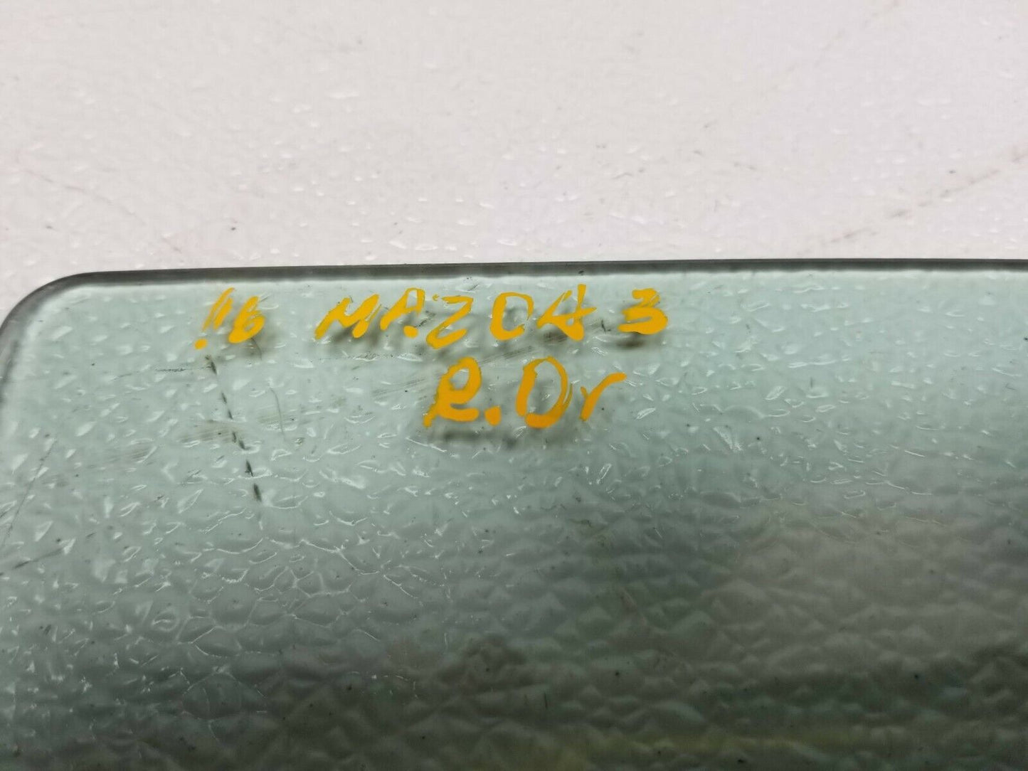 14 15 16 Mazda 3 Sdn Rear Left Driver Door Window Glass OEM 41k Miles