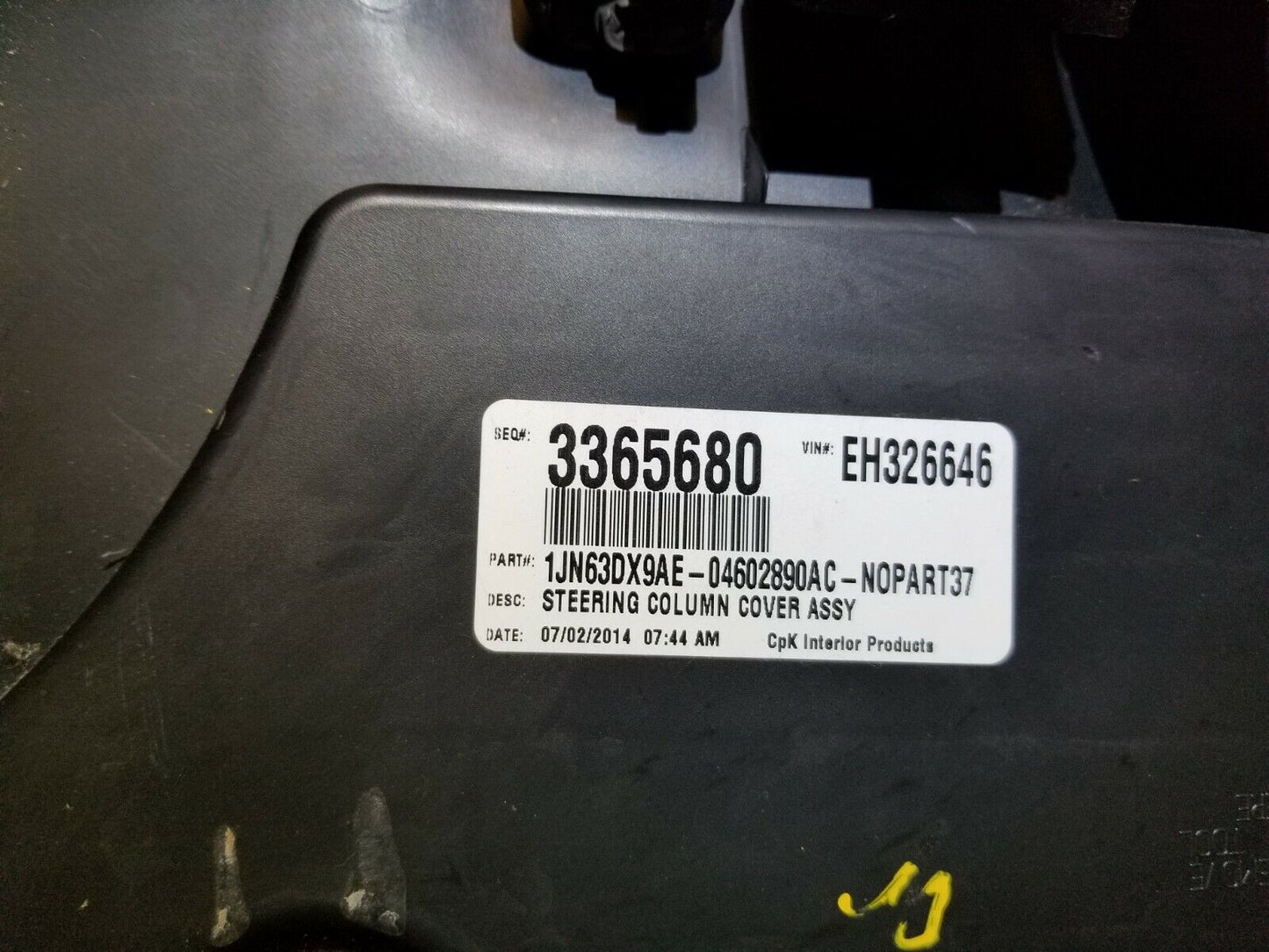 11 12 13 14 Dodge Charger Left Driver Side Lower Kick Panel 04602890ac OEM 92k