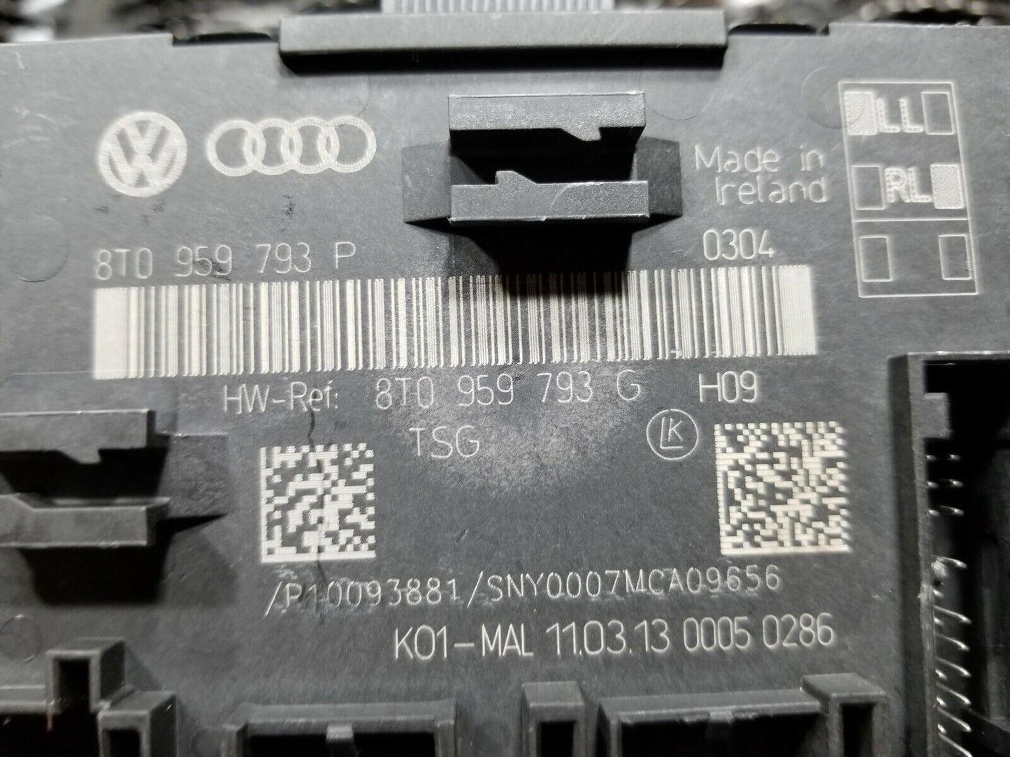 2013 2014 2015 2016 Audi A4 B8 Front Left Driver Side Door Control Module OEM