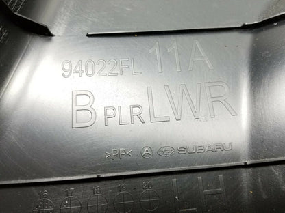 17 18 19 Subaru Impreza Sport Left Driver Center Lower B Pillar Cover OEM 64k